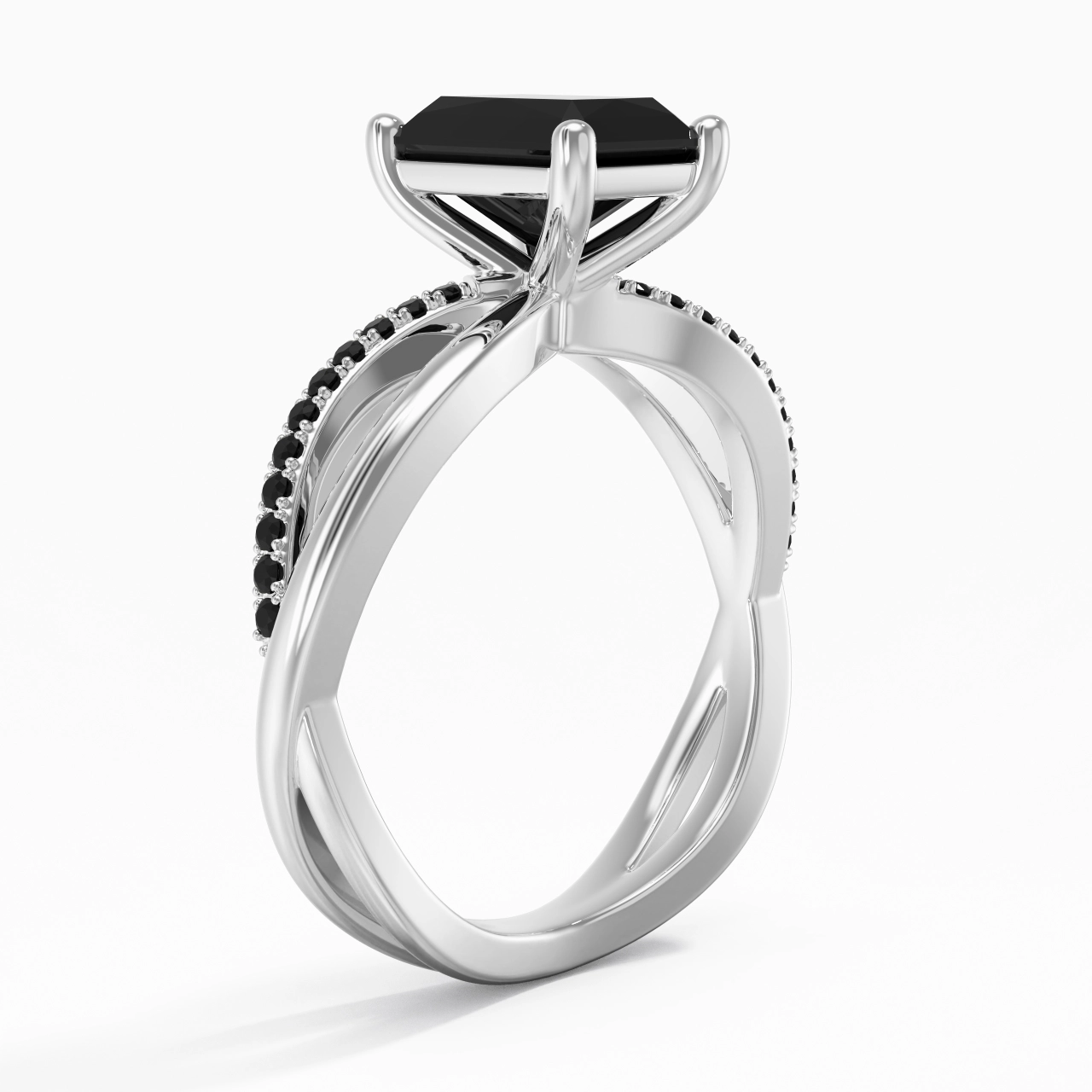 Prong Engagement Ring 2.00ct Cubic Zirconia