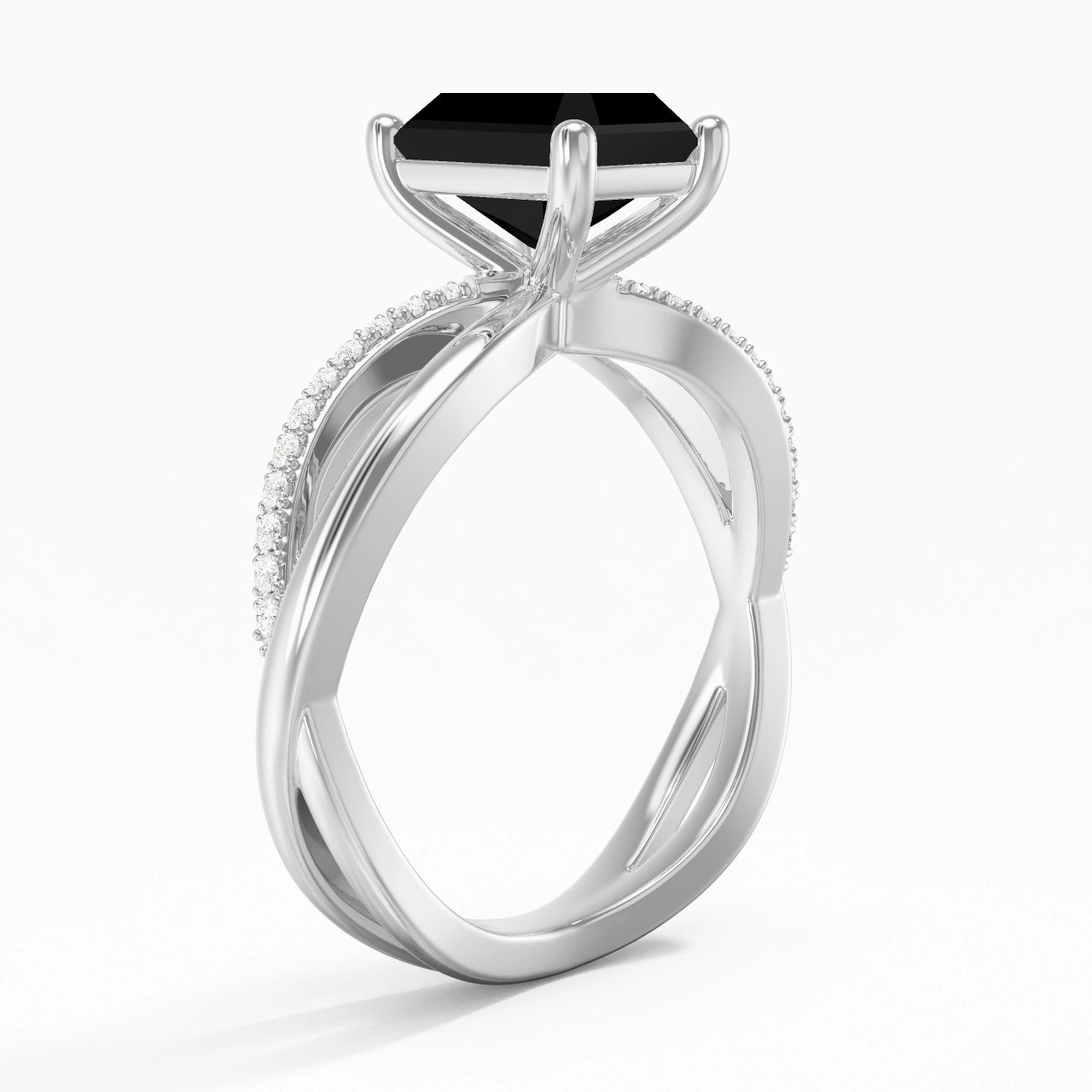 Prong Engagement Ring 2.00ct Cubic Zirconia