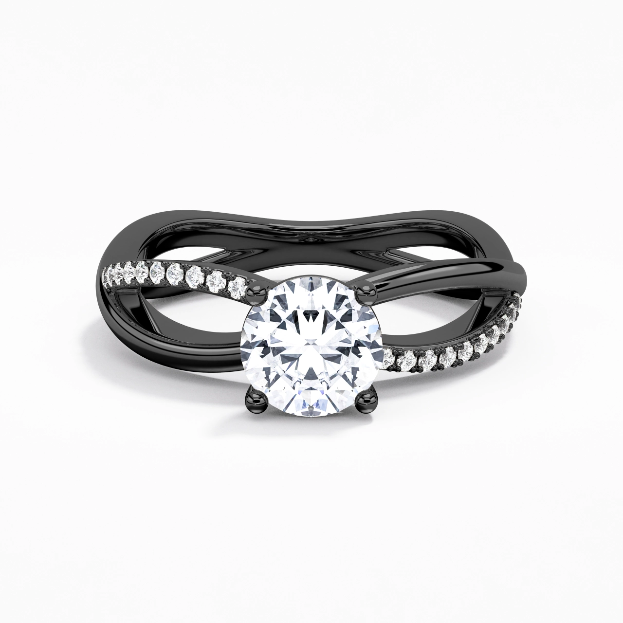 Engagement Ring 1.20ct Moissanite