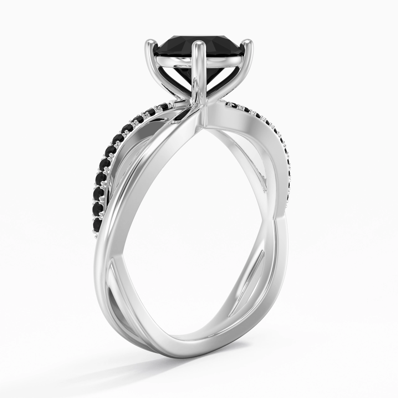 Prong Engagement Ring 1.20ct Cubic Zirconia