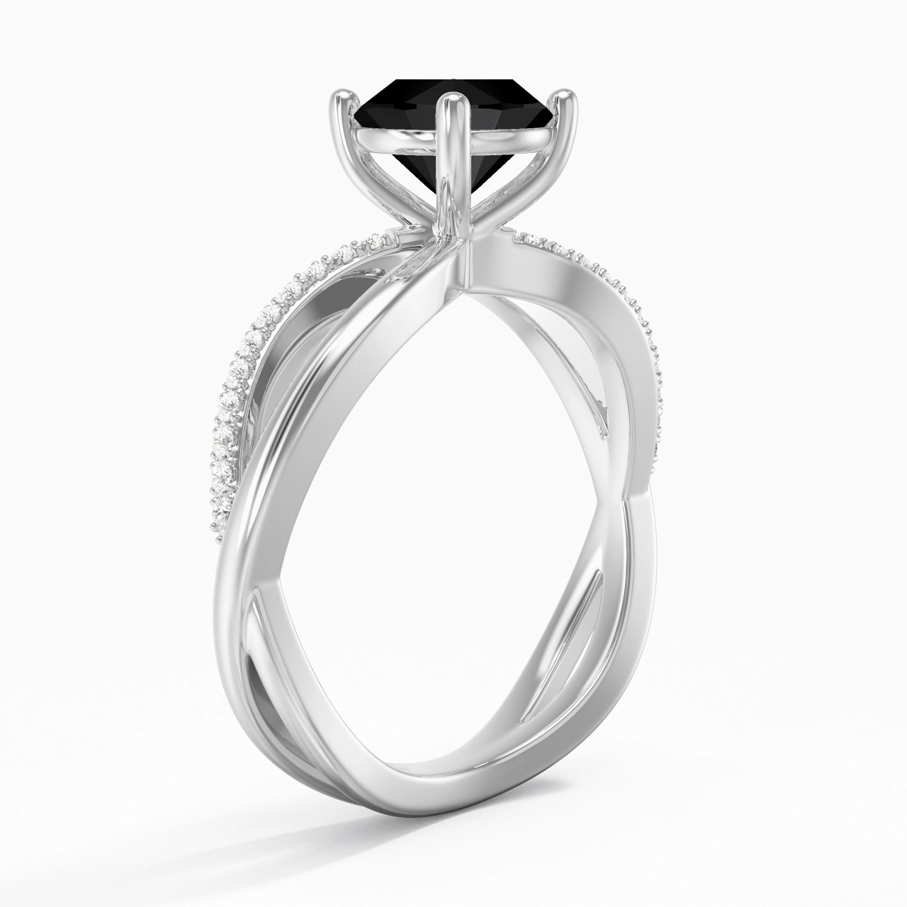 Prong Engagement Ring 1.20ct Cubic Zirconia