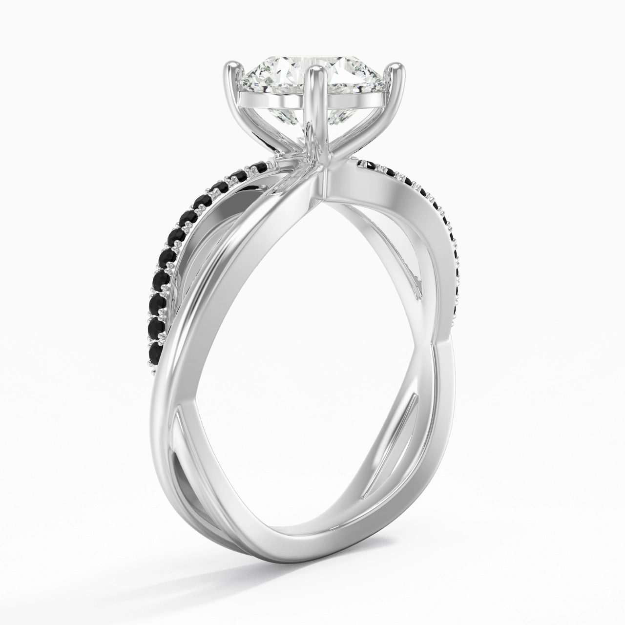 Prong Engagement Ring 1.50ct Cubic Zirconia