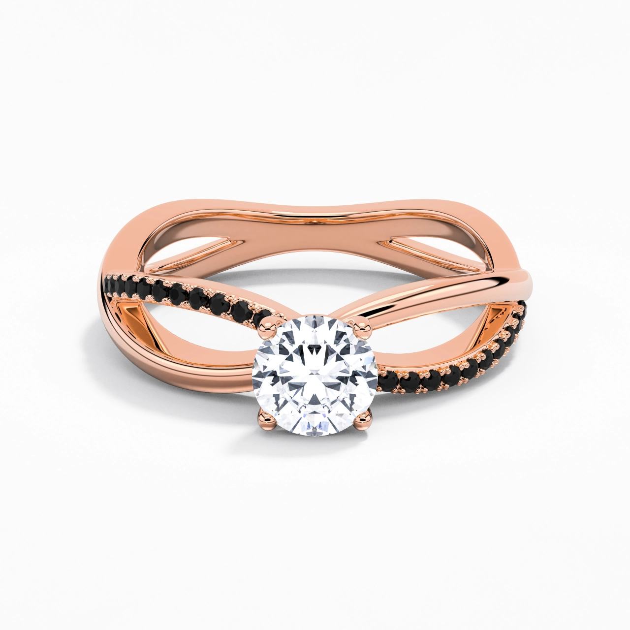 Prong Engagement Ring 1.00ct Cubic Zirconia