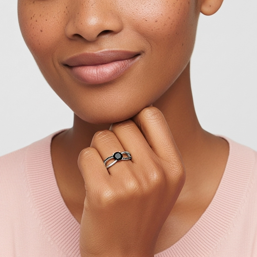 Prong Engagement Ring 1.00ct Cubic Zirconia