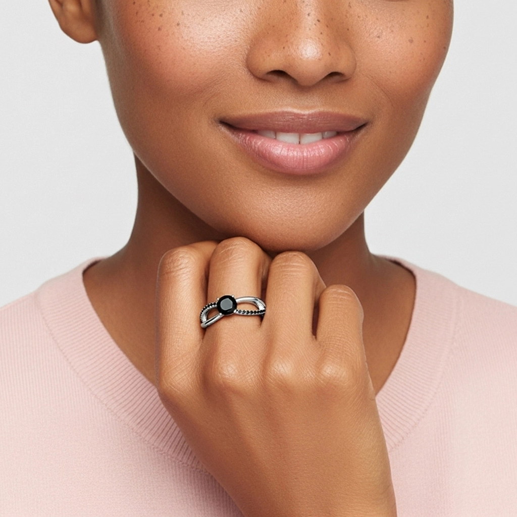 Prong Engagement Ring 1.00ct Cubic Zirconia