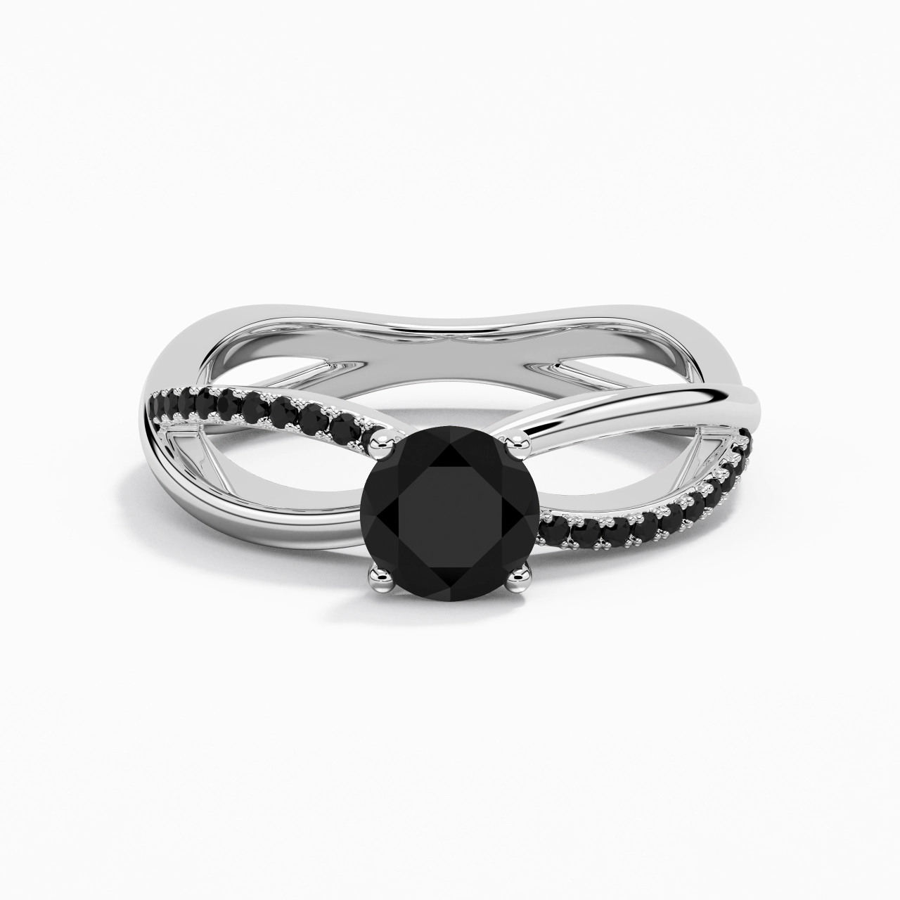 Prong Engagement Ring 1.00ct Cubic Zirconia