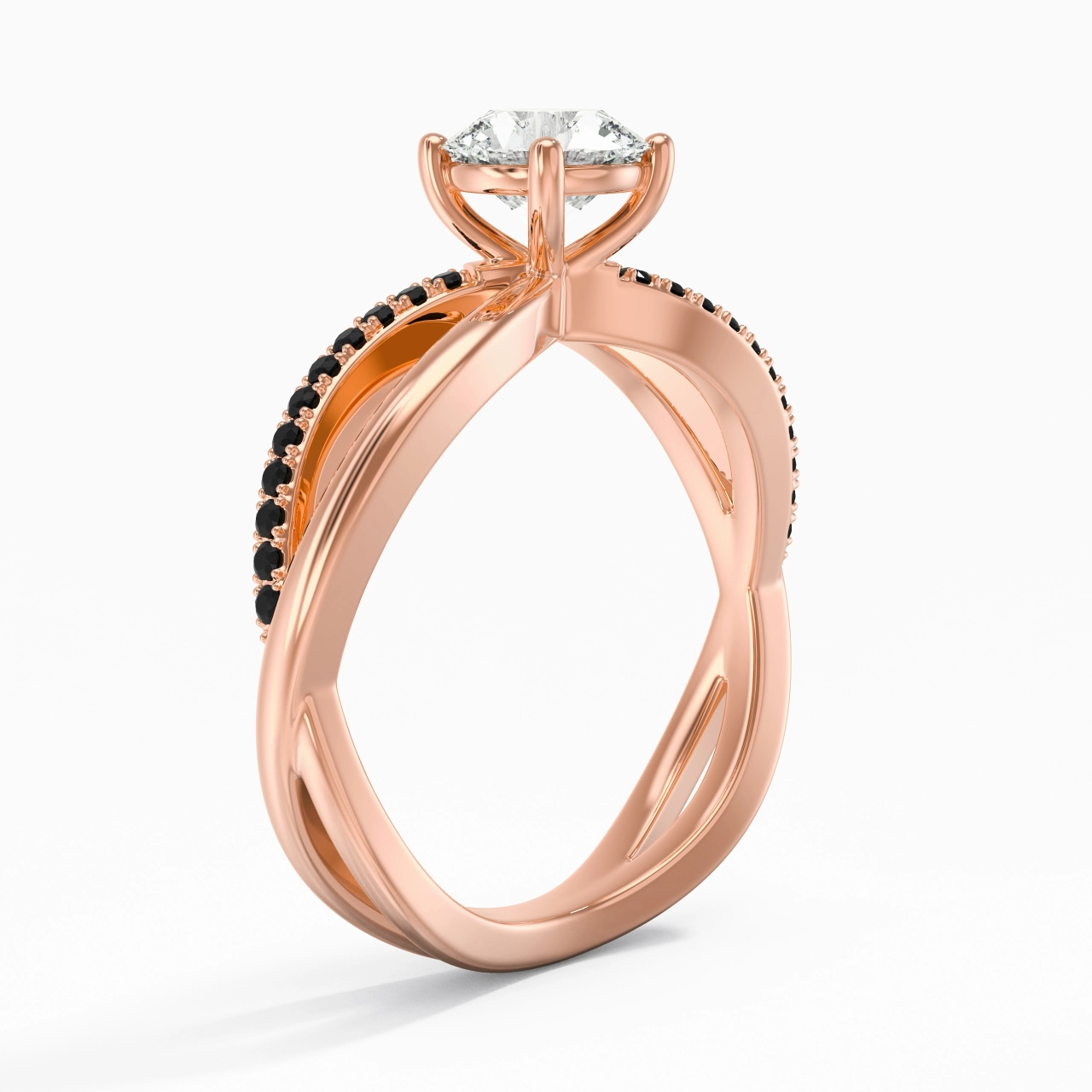 Prong Engagement Ring 1.00ct Cubic Zirconia