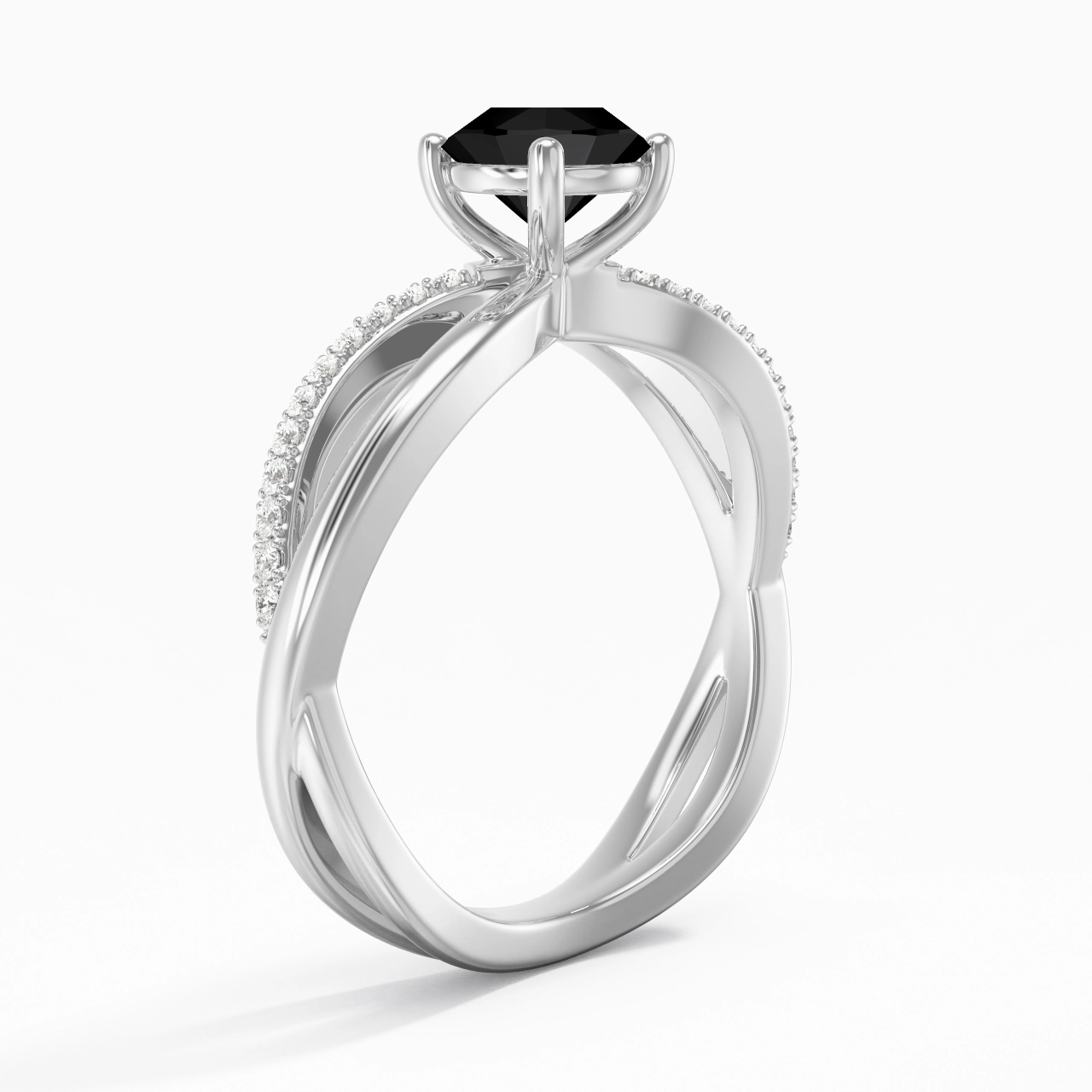 Prong Engagement Ring 1.00ct Cubic Zirconia