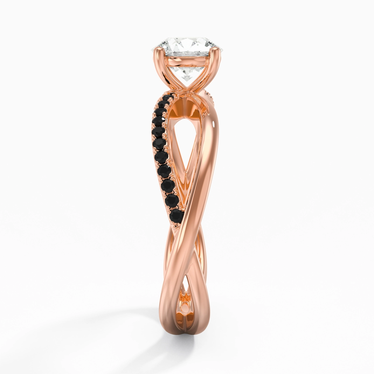 Prong Engagement Ring 1.00ct Cubic Zirconia