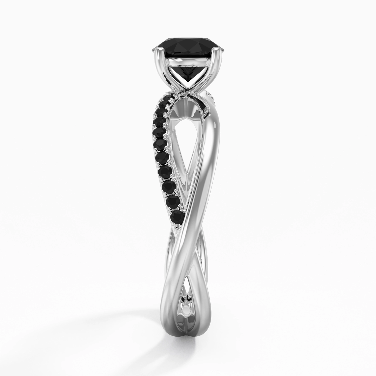 Prong Engagement Ring 1.00ct Cubic Zirconia