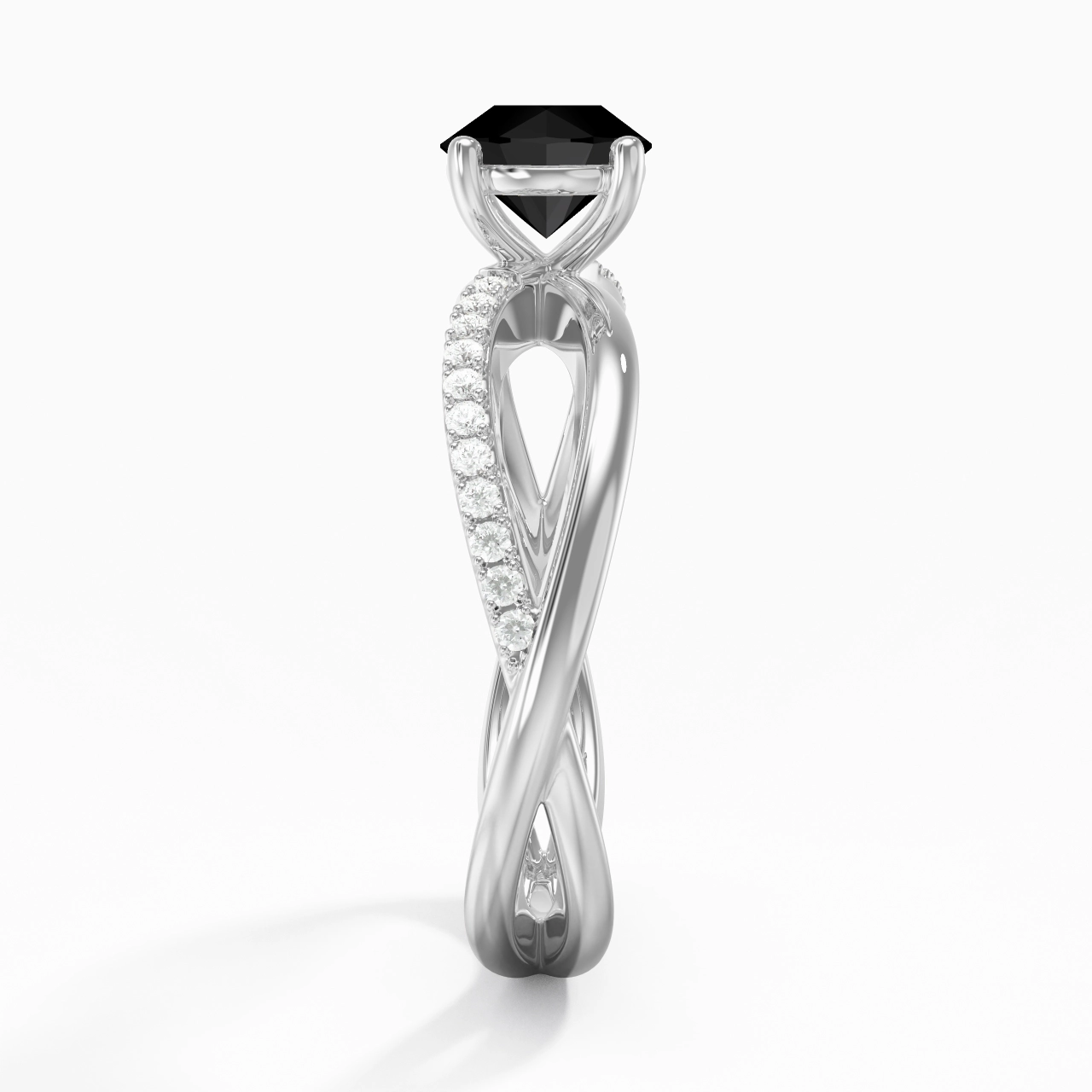 Prong Engagement Ring 1.00ct Cubic Zirconia