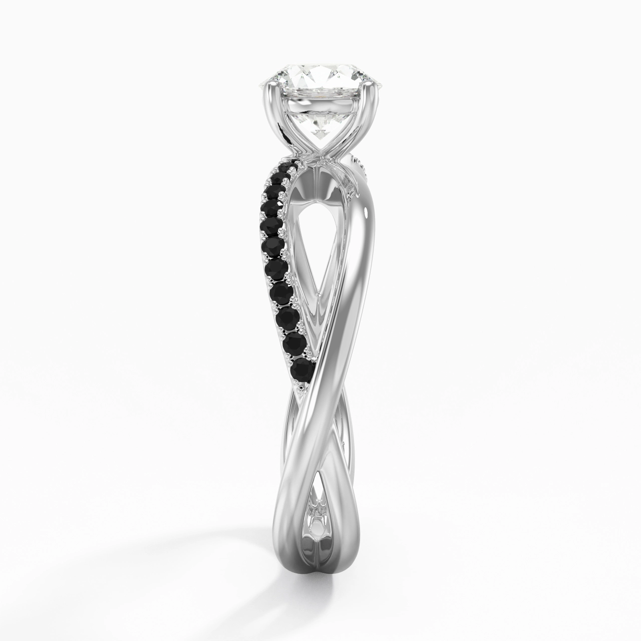 Prong Engagement Ring 1.00ct Cubic Zirconia