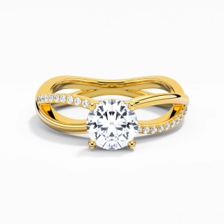 Prong Engagement Ring 1.20ct Moissanite