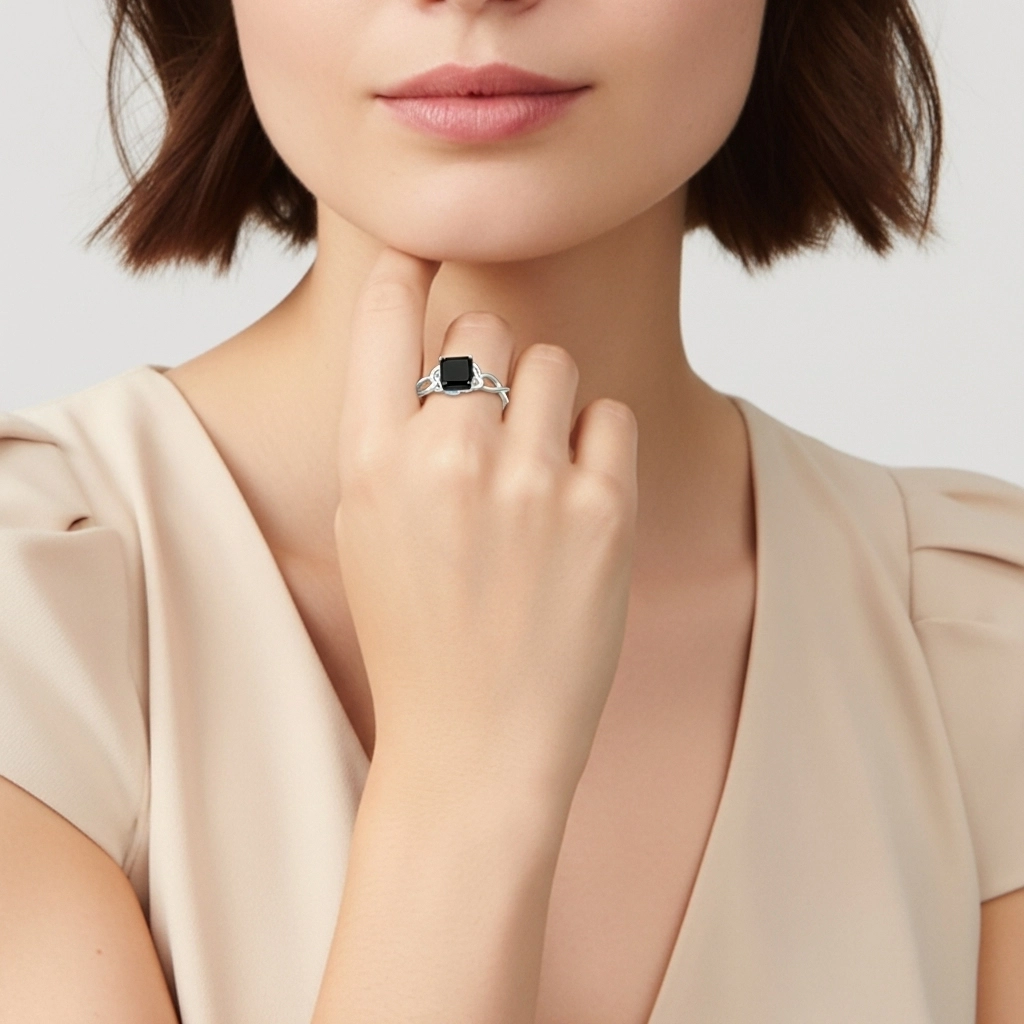 925 Sterling Silver Engagement Ring