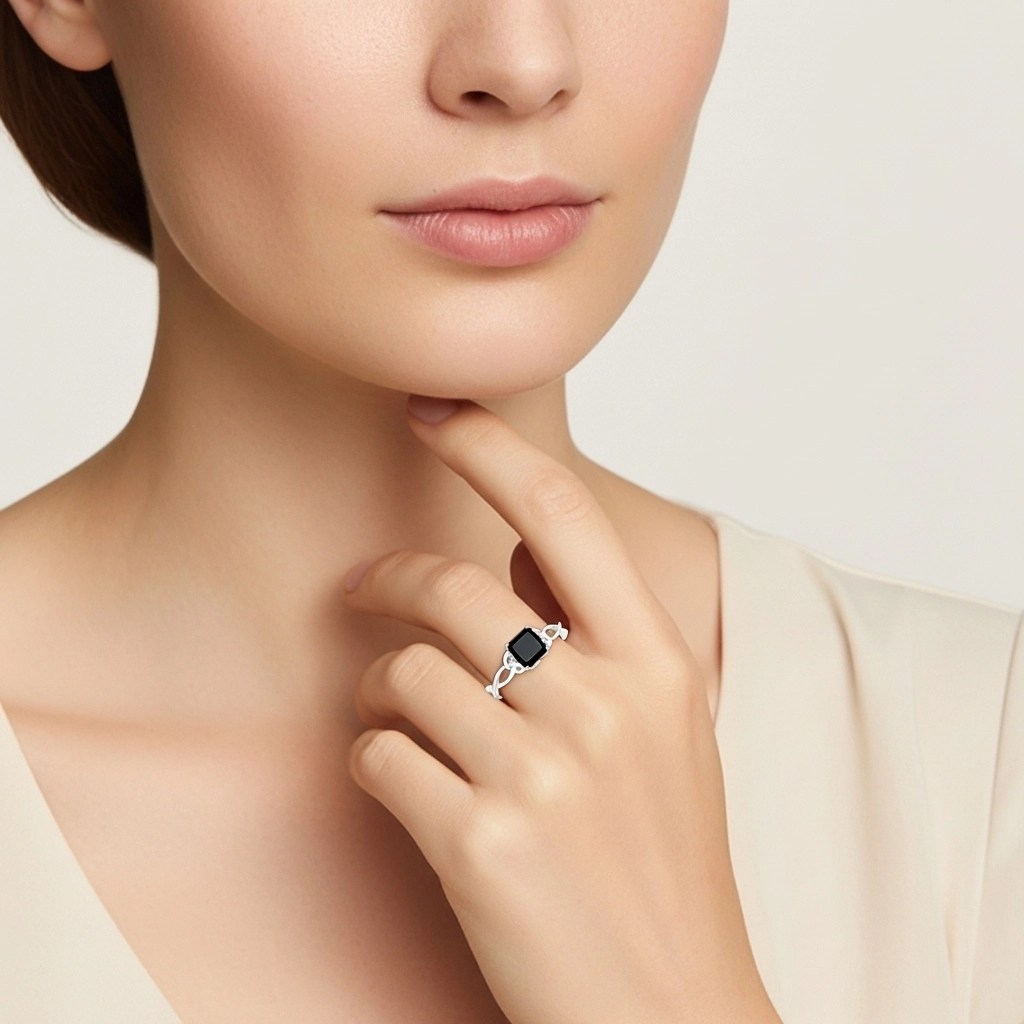 925 Sterling Silver Engagement Ring