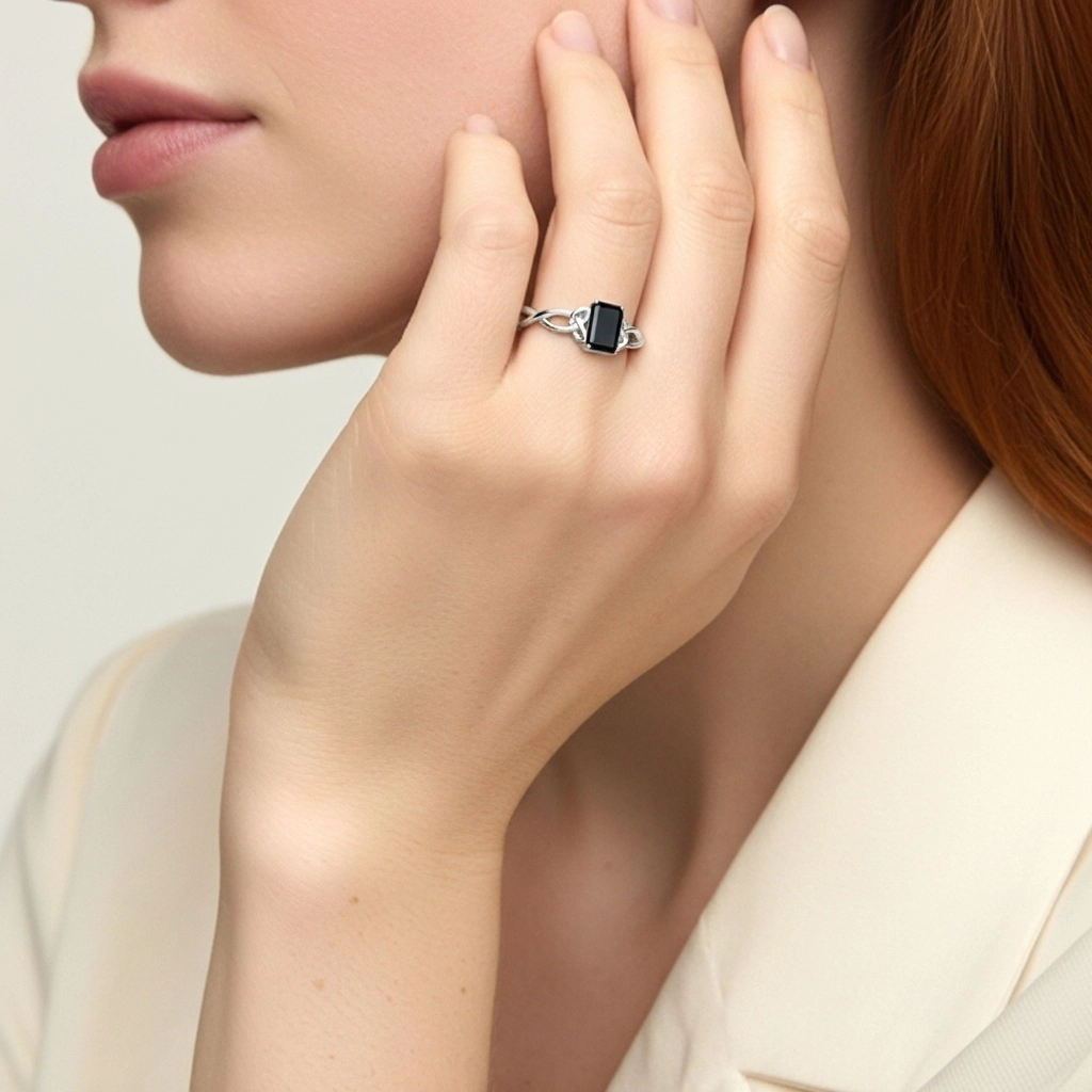 925 Sterling Silver Engagement Ring