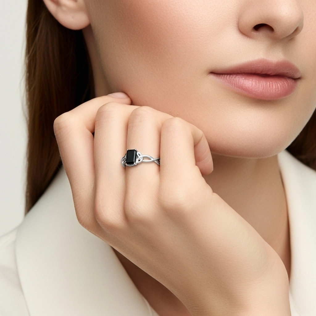 925 Sterling Silver Engagement Ring