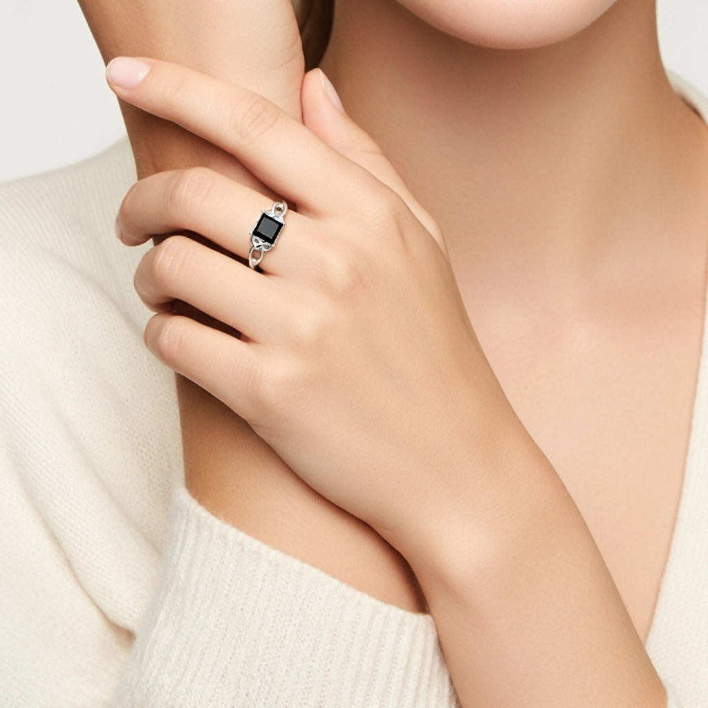 925 Sterling Silver Engagement Ring