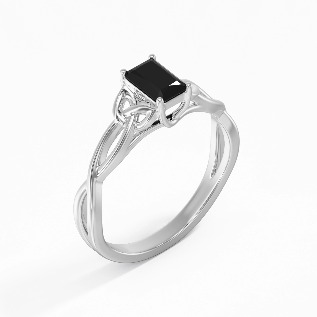Argent sterling 925 Bague de fiançailles