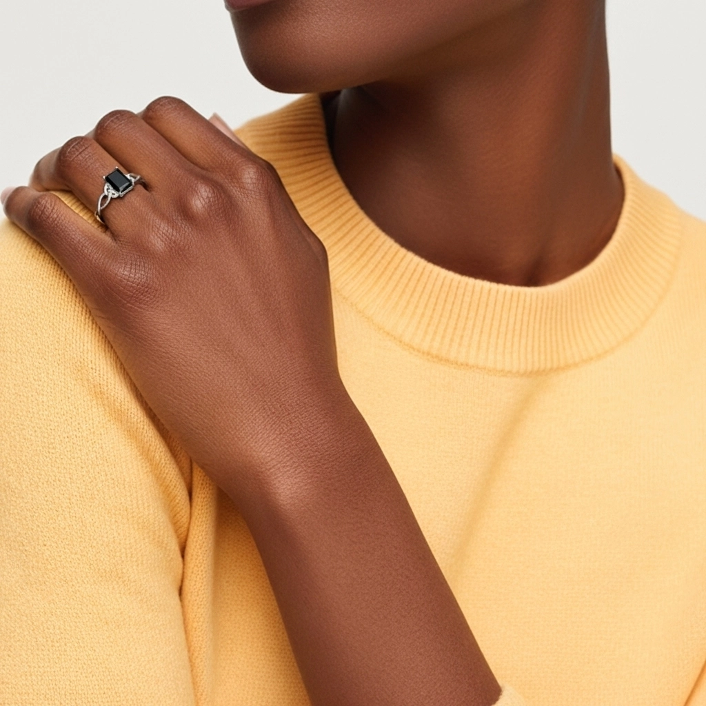 925 Sterling Silver Engagement Ring