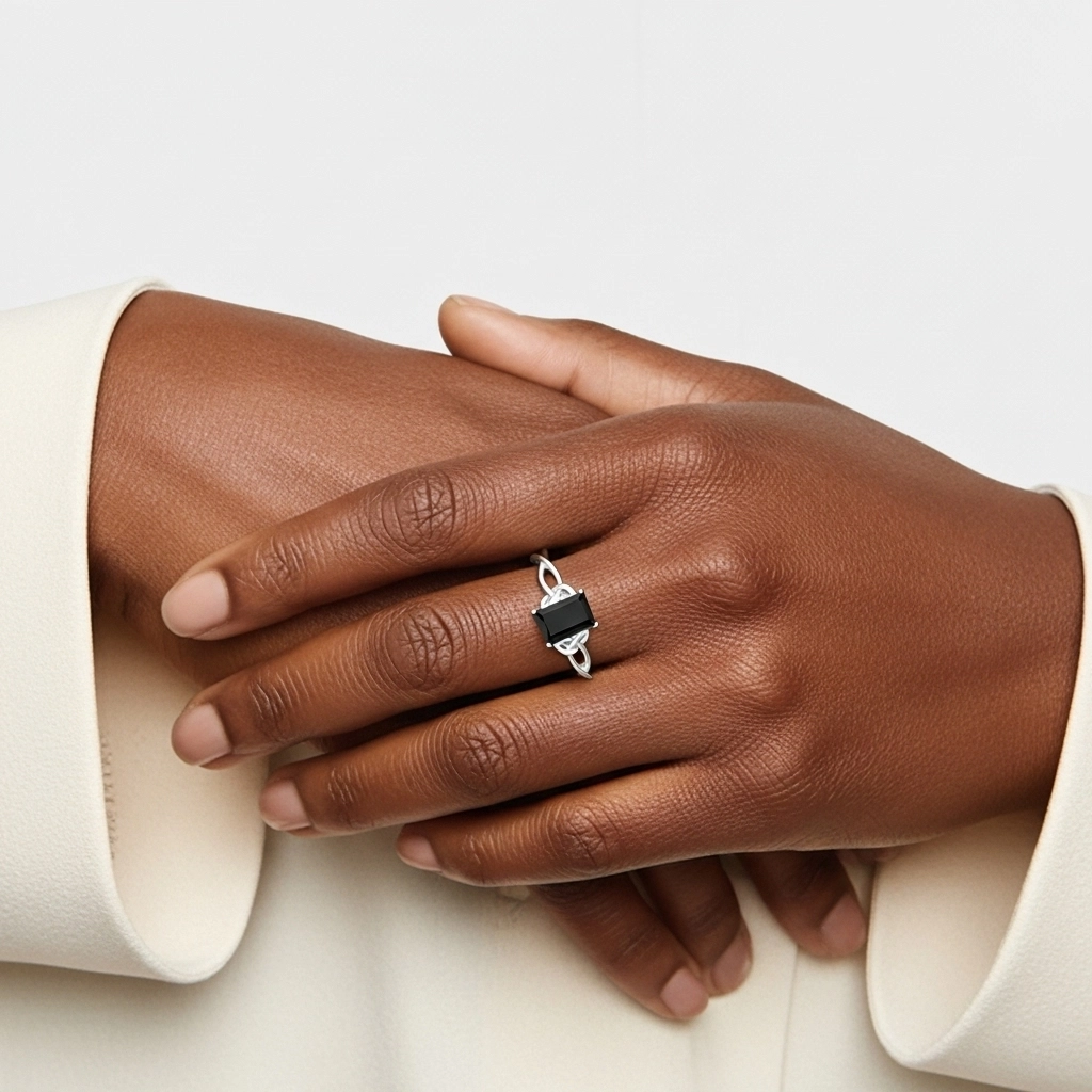 925 Sterling Silver Engagement Ring