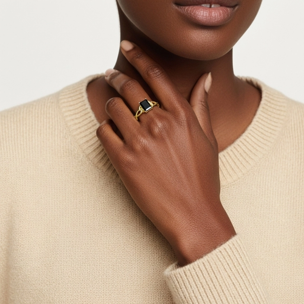 925 Sterling Silver Engagement Ring