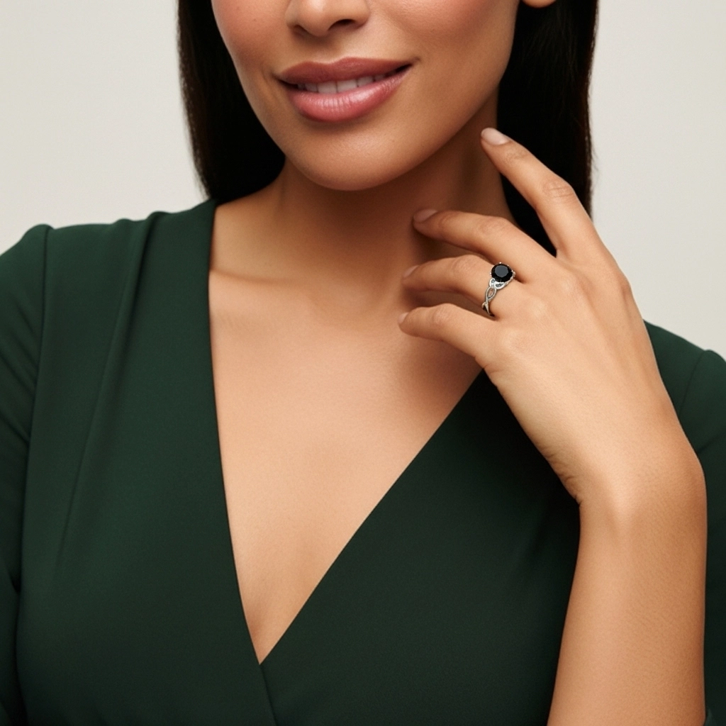 1.00ct Engagement Ring 925 Sterling Silver