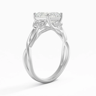 Celtic Knot Solitaire Engagement Ring 2.00ct Moissanite