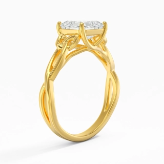 Celtic Knot Solitaire Engagement Ring 2.00ct Moissanite