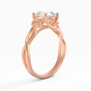 Celtic Knot Solitaire Engagement Ring 2.00ct Moissanite