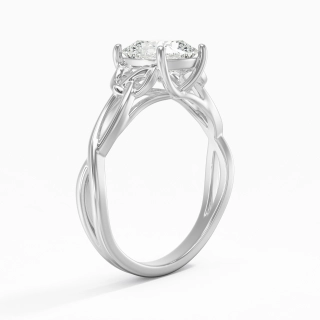 Celtic Knot Solitaire Engagement Ring 2.00ct Moissanite