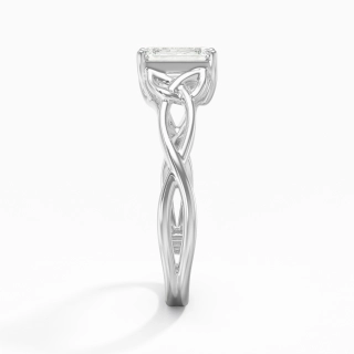 925 Sterling Silver Moissanite Engagement Ring