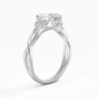 Celtic Knot Solitaire Engagement Ring 2.00ct Moissanite