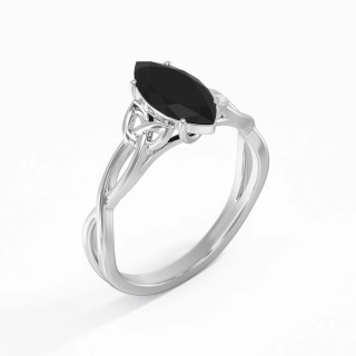 Argent sterling 925 Bague de fiançailles