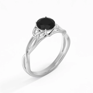 1.00ct Engagement Ring 925 Sterling Silver