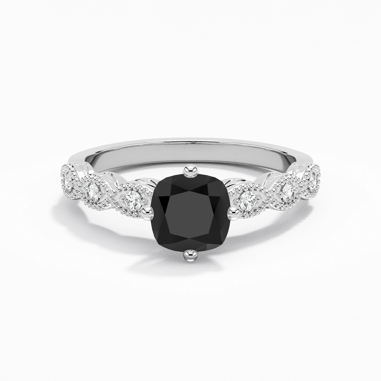 925 Sterling Silver Cubic Zirconia Engagement Ring