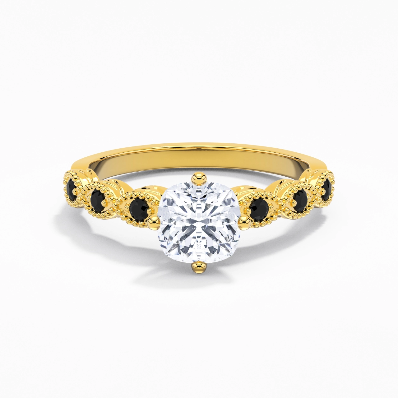 925 Sterling Silver Cubic Zirconia Engagement Ring