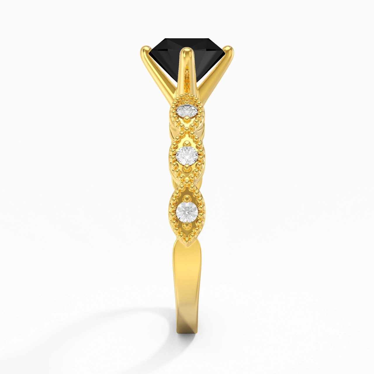 925 Sterling Silver Cubic Zirconia Engagement Ring