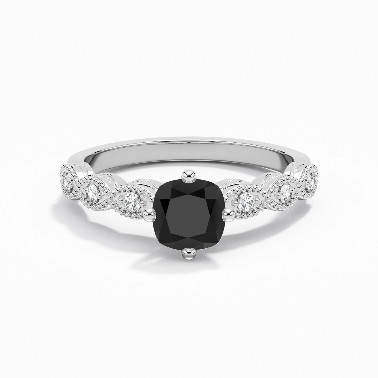 925 Sterling Silver Cubic Zirconia Engagement Ring