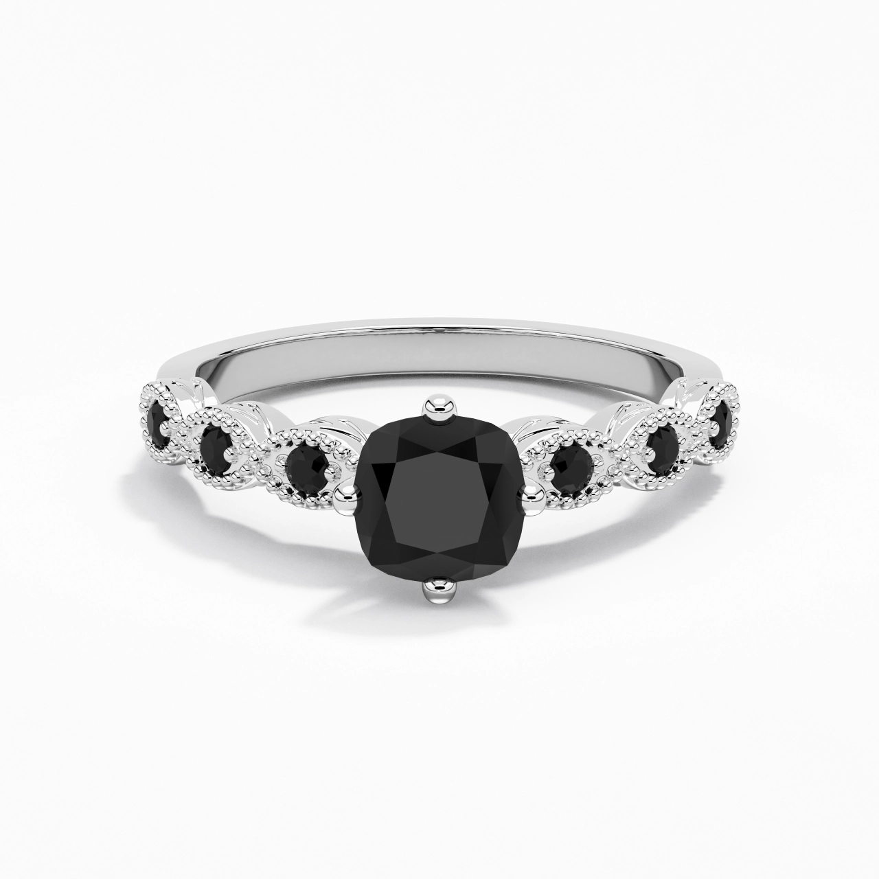 925 Sterling Silver Cubic Zirconia Engagement Ring