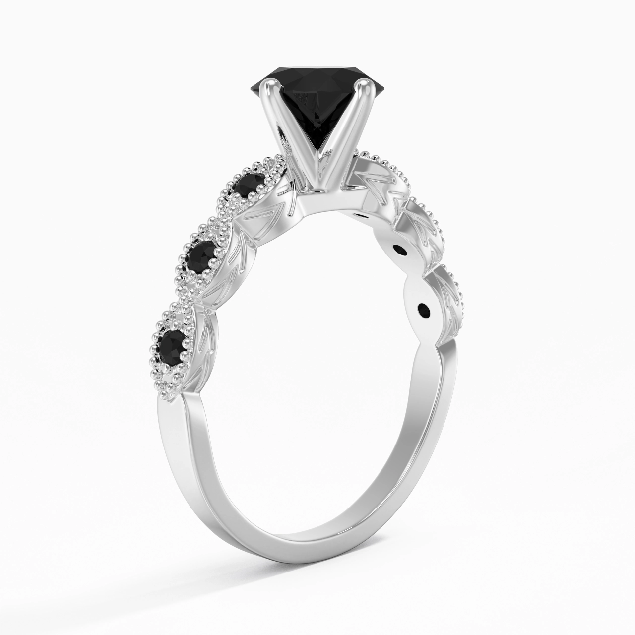 925 Sterling Silver Cubic Zirconia Engagement Ring