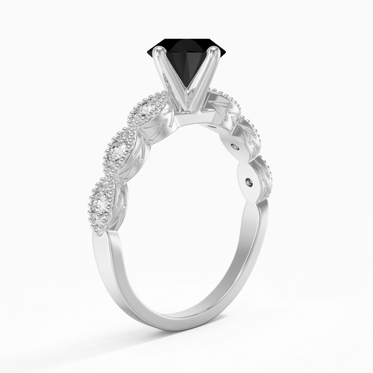 925 Sterling Silver Cubic Zirconia Engagement Ring