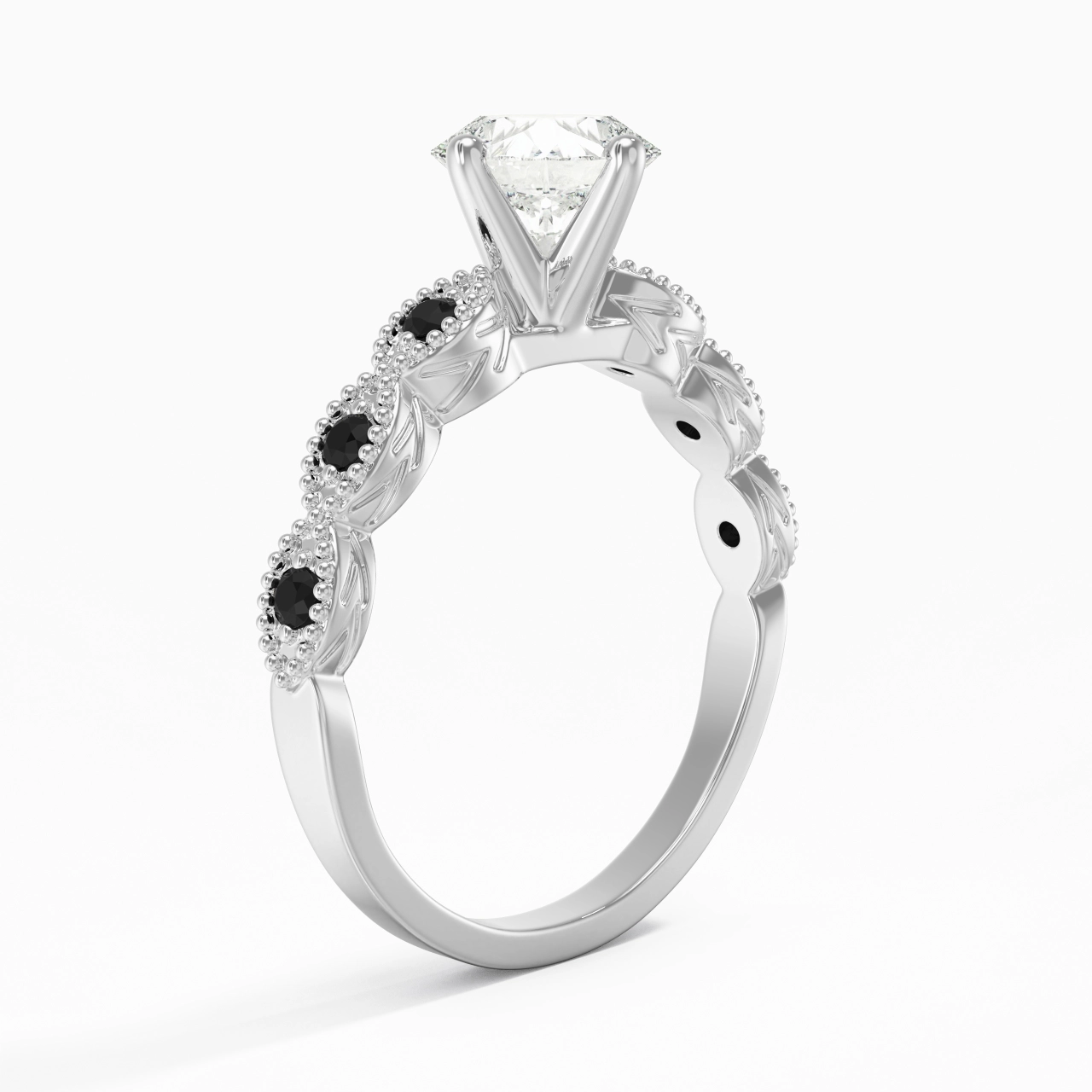 925 Sterling Silver Cubic Zirconia Engagement Ring
