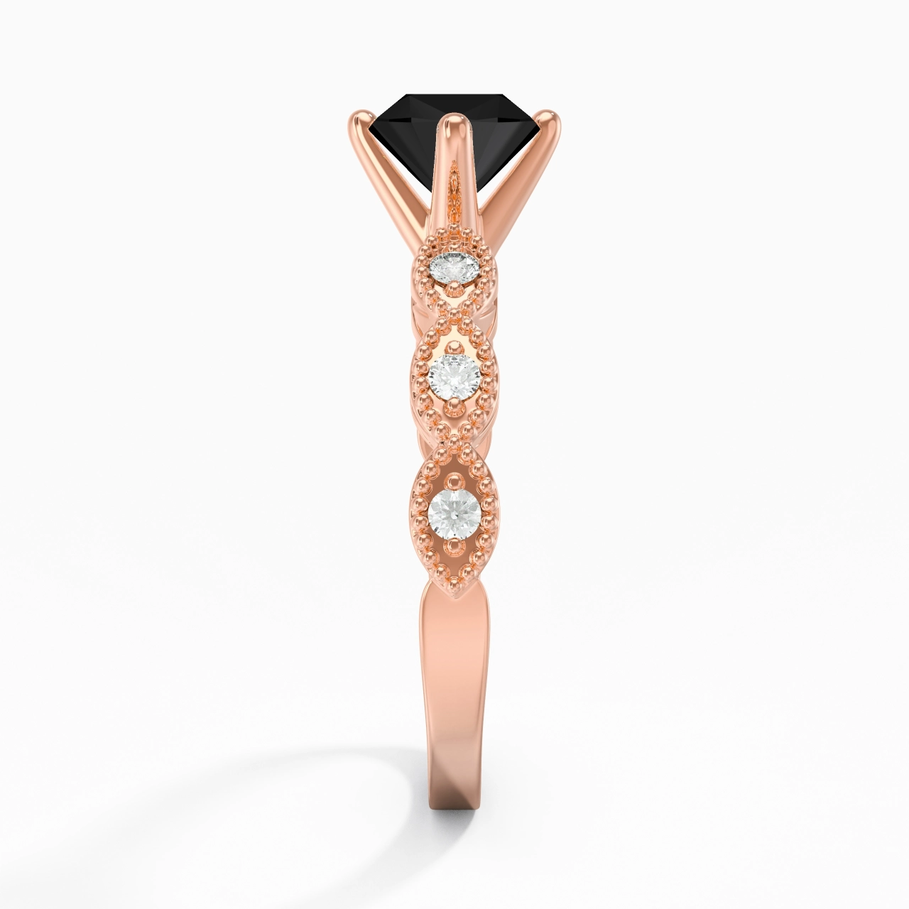 925 Sterling Silver Cubic Zirconia Engagement Ring