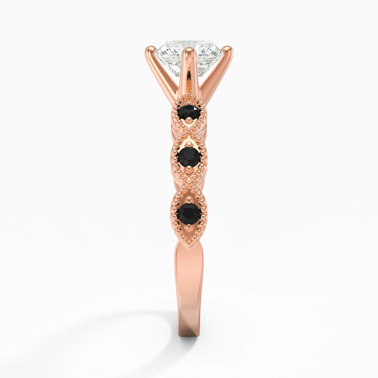 925 Sterling Silver Cubic Zirconia Engagement Ring