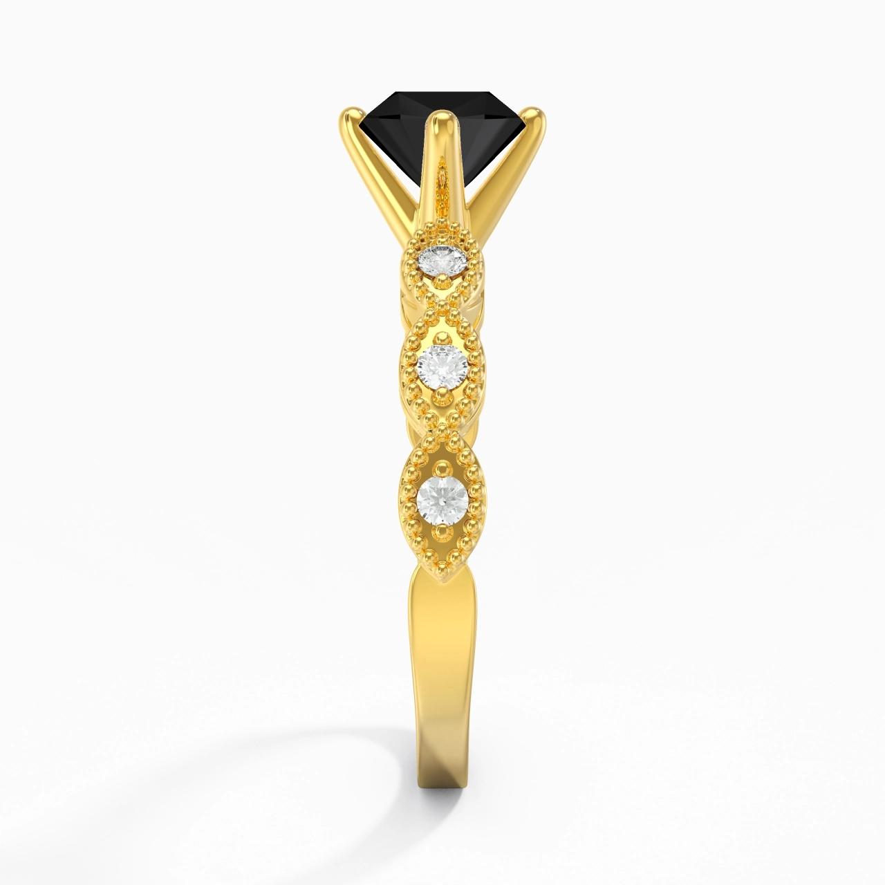 925 Sterling Silver Cubic Zirconia Engagement Ring