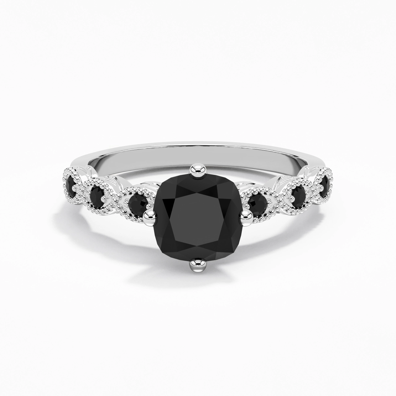 925 Sterling Silver Cubic Zirconia Engagement Ring