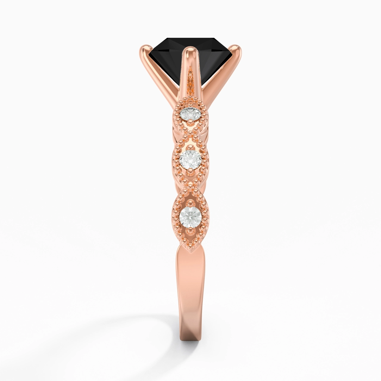 925 Sterling Silver Cubic Zirconia Engagement Ring