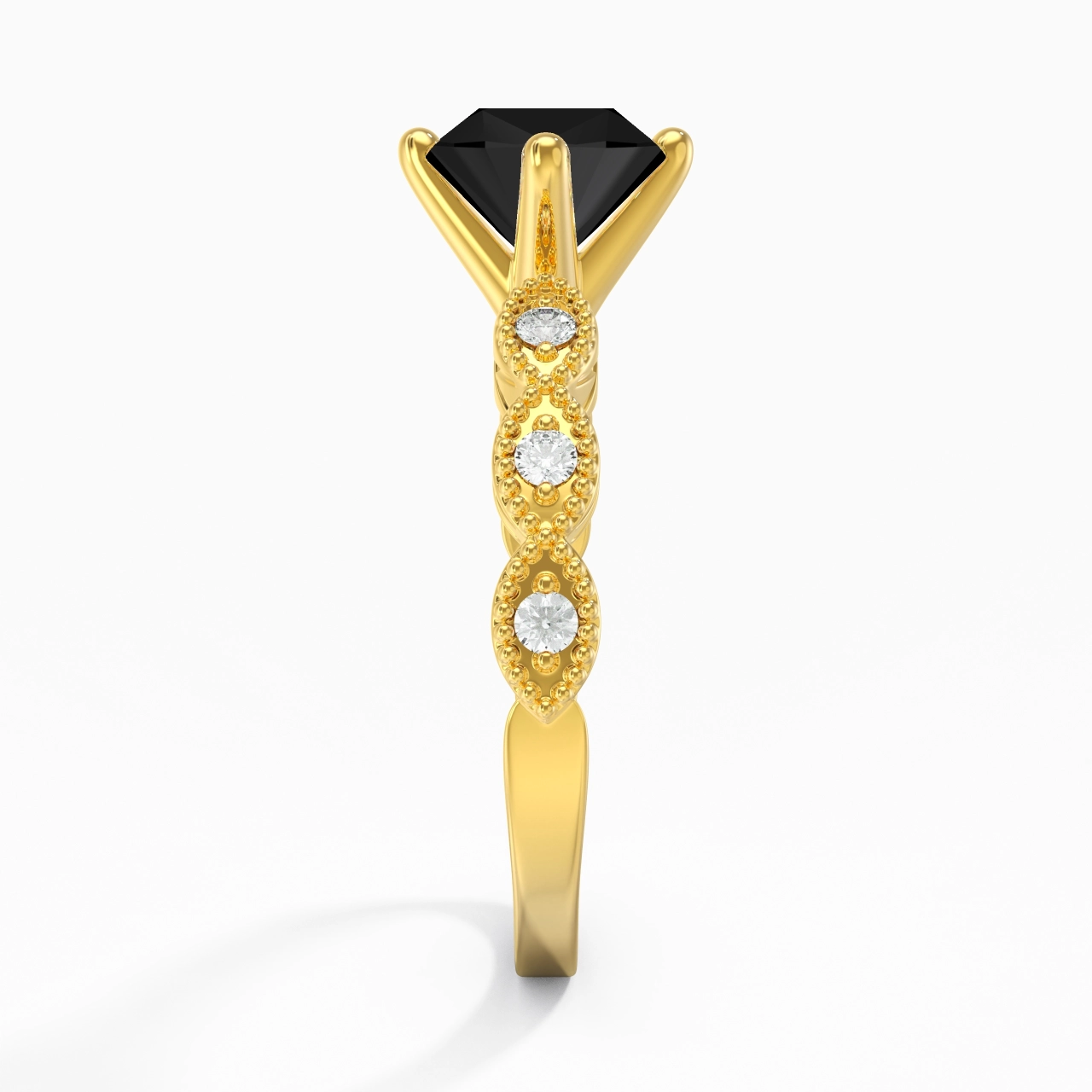 925 Sterling Silver Cubic Zirconia Engagement Ring