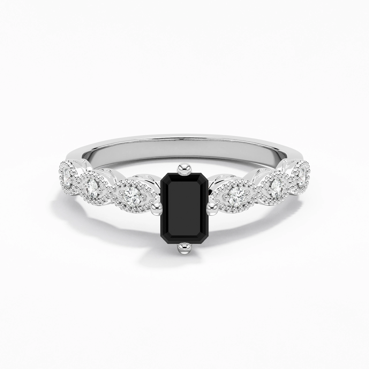 925 Sterling Silver Cubic Zirconia Engagement Ring